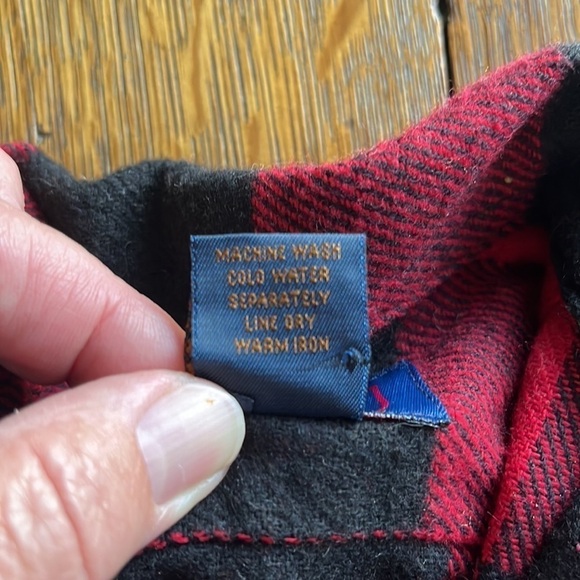 Lil Hickory 3/4 zip pullover buffalo red and black plaid 18 months front pockets - Picture 12 of 12